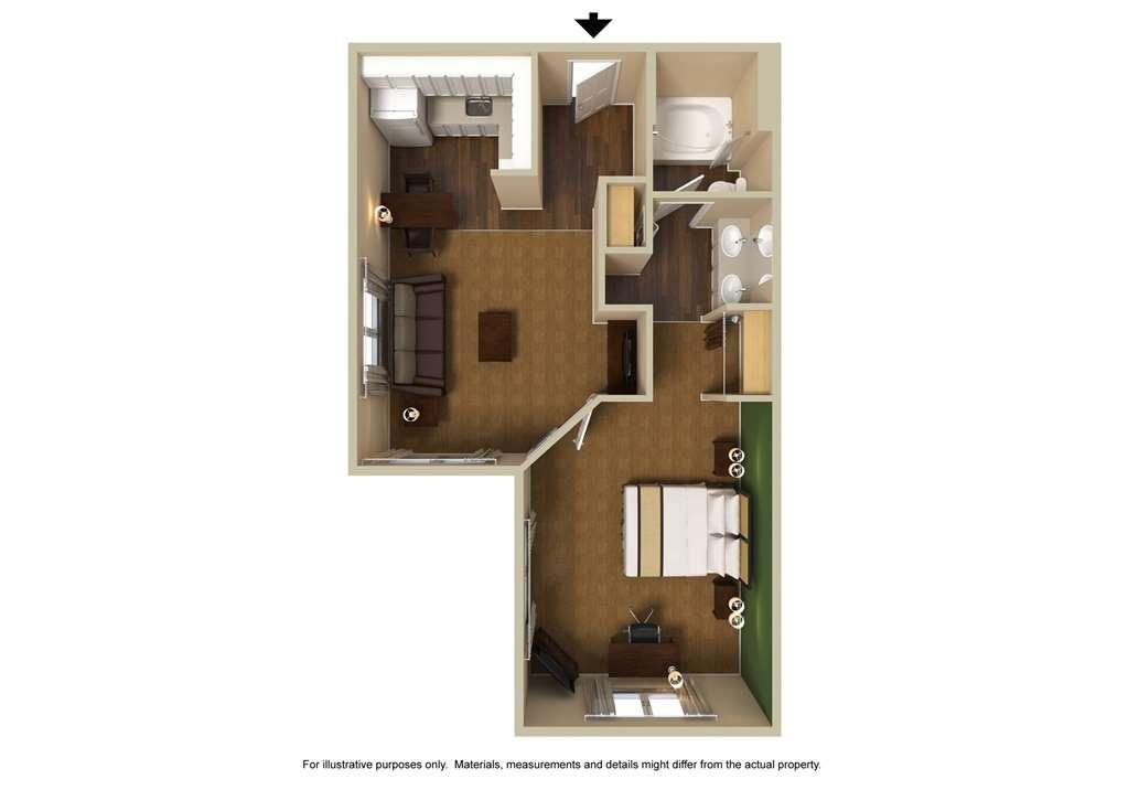 Extended Stay America Suites - Memphis - Wolfchase Galleria Δωμάτιο φωτογραφία